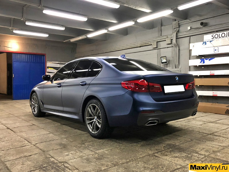 BMW 5 матовая пленка