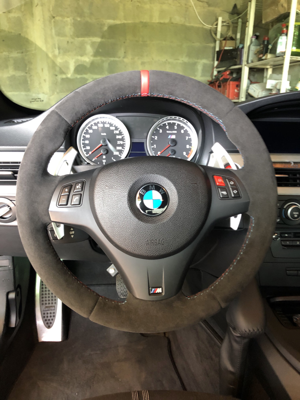 Алькантара антрацит — BMW M3 Coupe (E92), 3,8 л, 2011 года | тюнинг ...