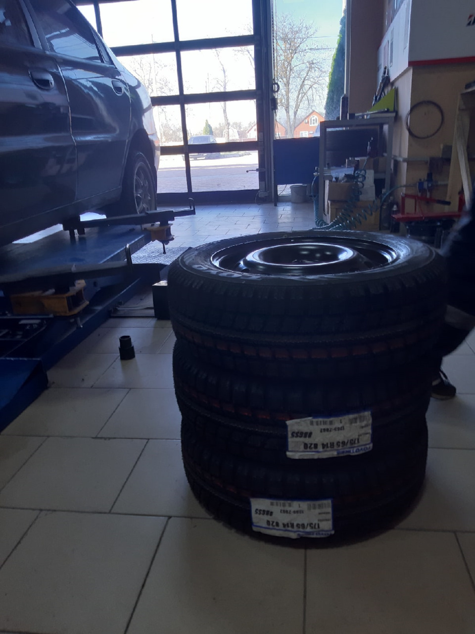 Зимняя резина Toyo observe GSI-5 185/65/R14 на штампах, мои впечатления ...