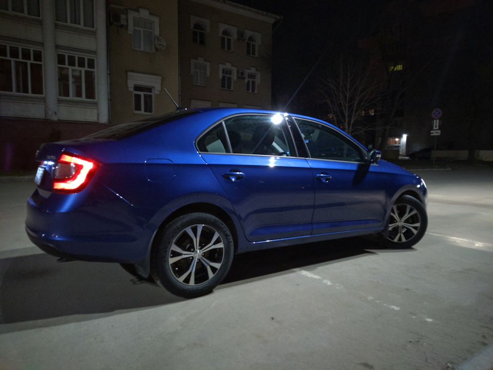 Наконец-то поставил лето. — Skoda Rapid (1G), 1,6 л, 2018 года ...