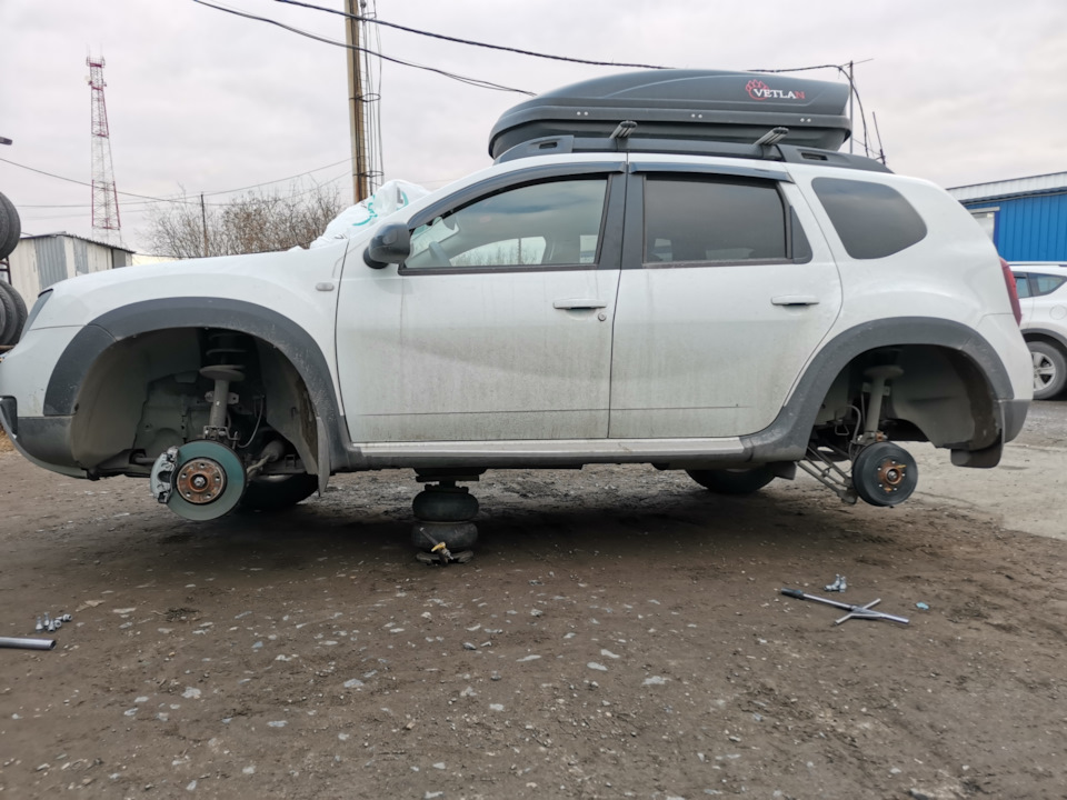 Осенний пит-стоп. Зимняя резина. — Renault Duster (1G), 2 л, 2020 года ...