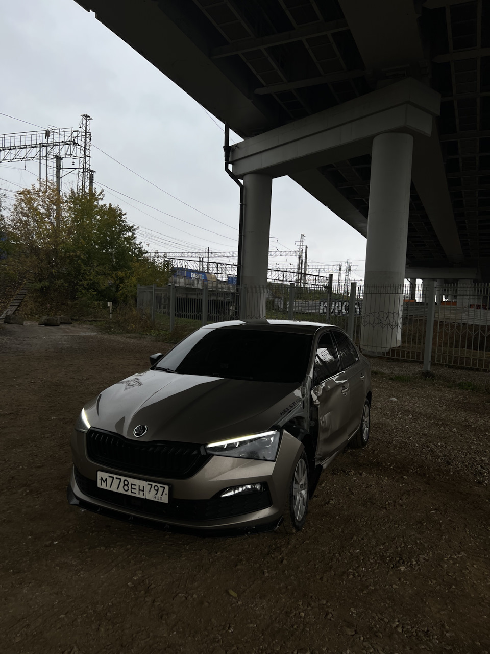 Авария — Skoda Rapid (2G), 1,6 л, 2021 года | ДТП | DRIVE2