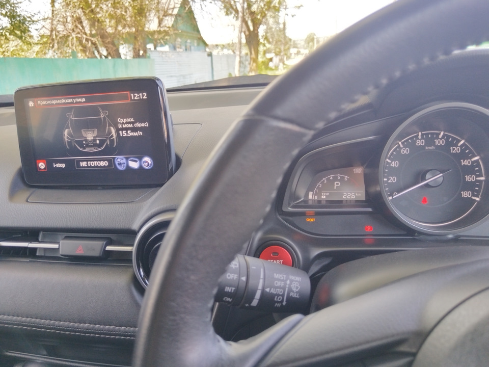 Смешанная езда, автомат, максимальная скорость 90 км/ч — Mazda CX-3