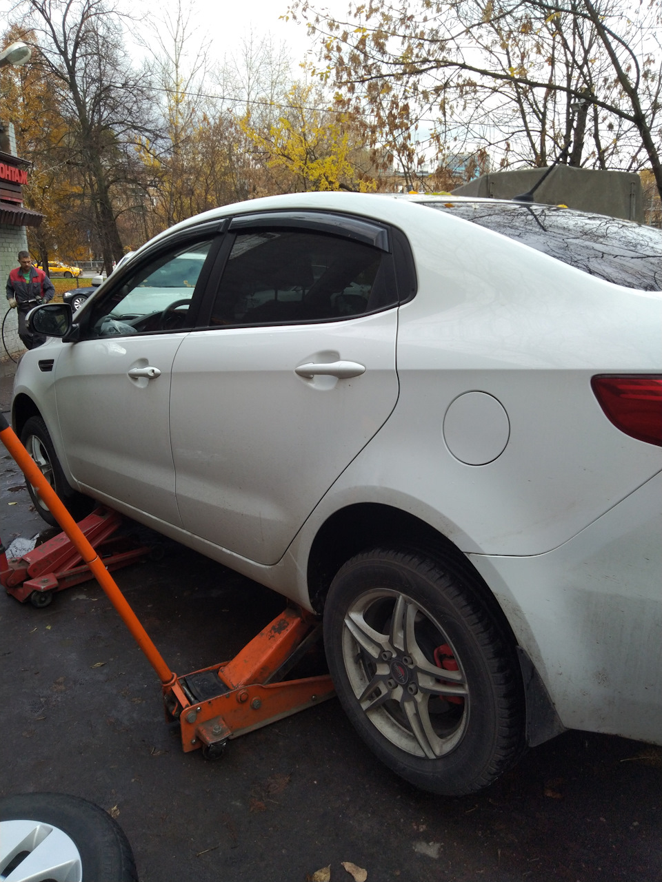Переобувка — KIA Rio (3G), 1,6 л, 2014 года | просто так | DRIVE2
