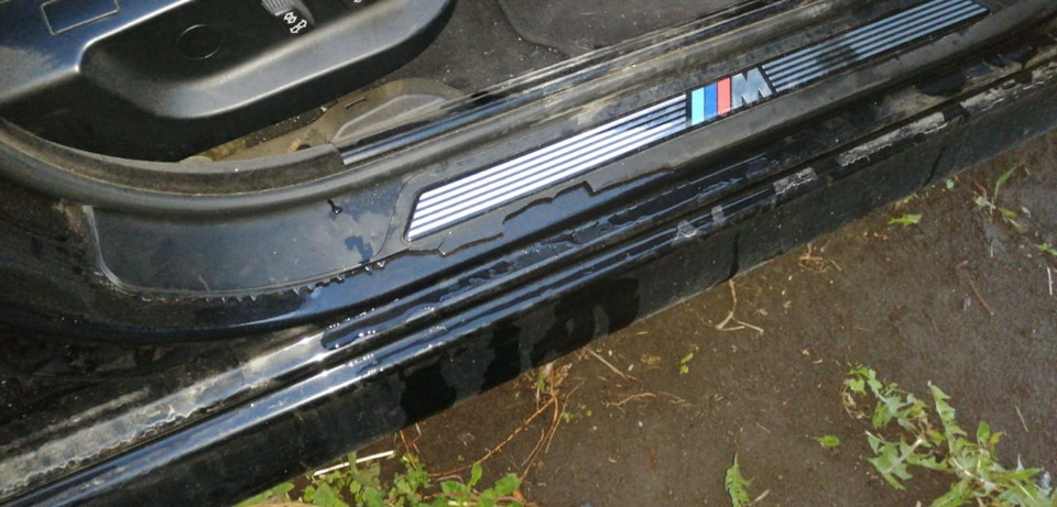 М накладки порогов — BMW 5 series (E39), 3 л, 2001 года | аксессуары ...