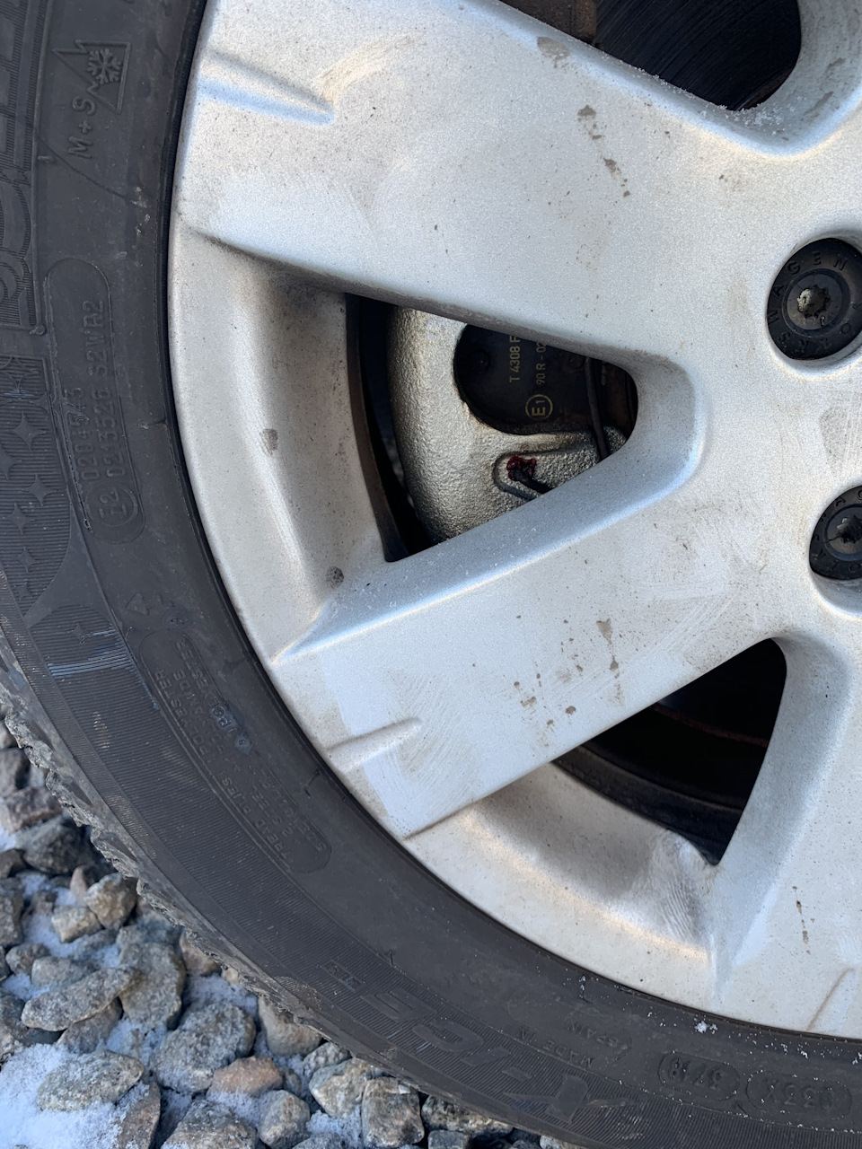 Замена заклинившего суппорта и косы двери — Skoda Superb Mk2, 1,8 л ...