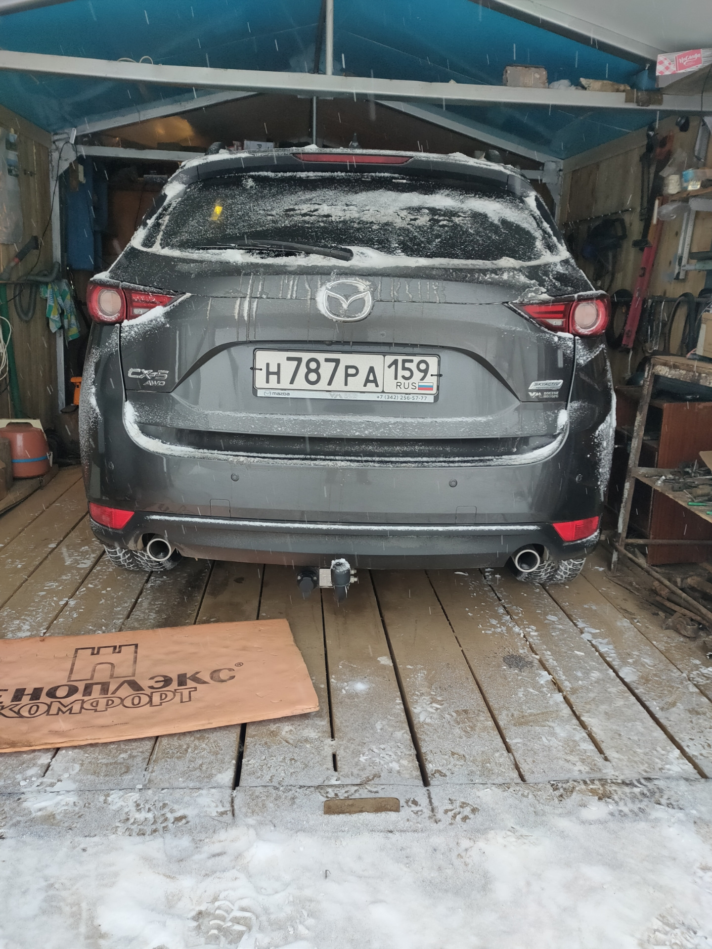 Насадки на глушитель — Mazda CX-5 (2G), 2,5 л, 2019 года | аксессуары ...