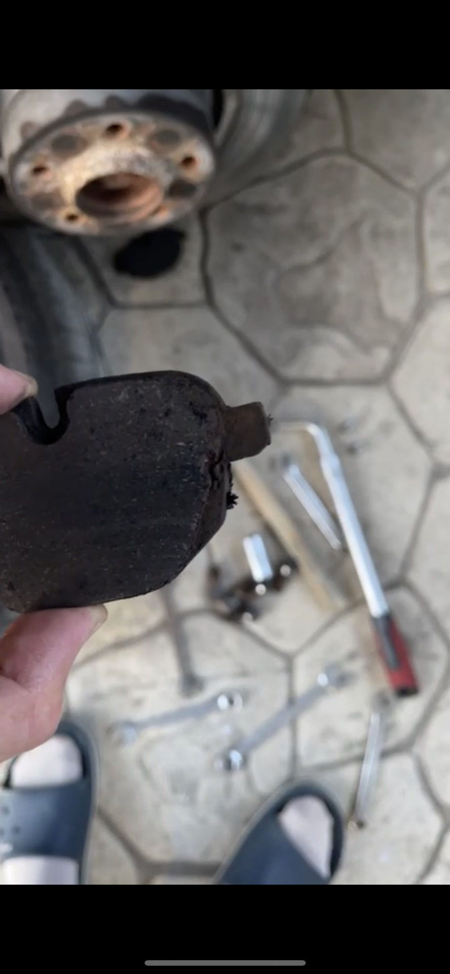 Задние колодки стерлись почти в ноль за 15 т км — BMW X3 (F25), 2 л ...