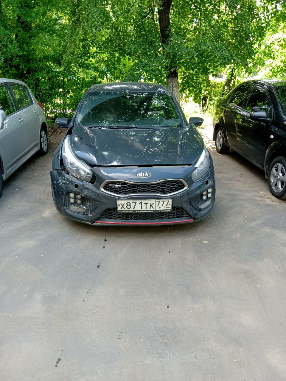 Неприятность, ремонт? Тотал! — KIA Ceed GT, 1,6 л, 2016 года | ДТП | DRIVE2