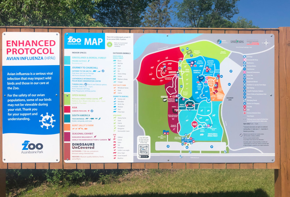 assiniboine park zoo map