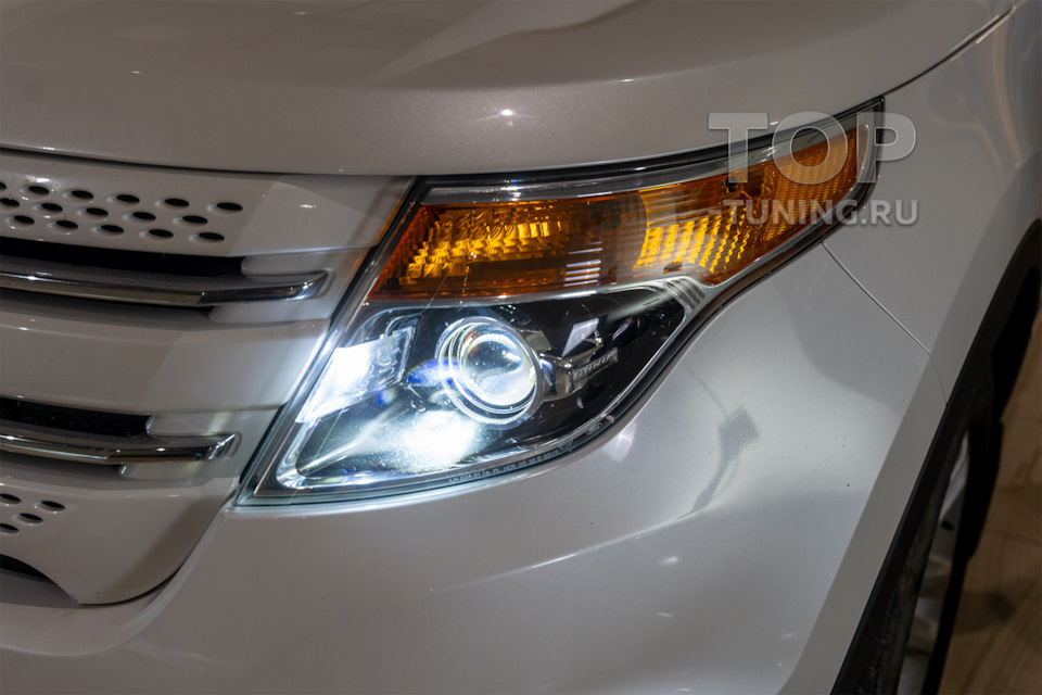 Лазерные фары для Ford Explorer 5 – Bi LED линзы MTF Laser Jet — Топ ...