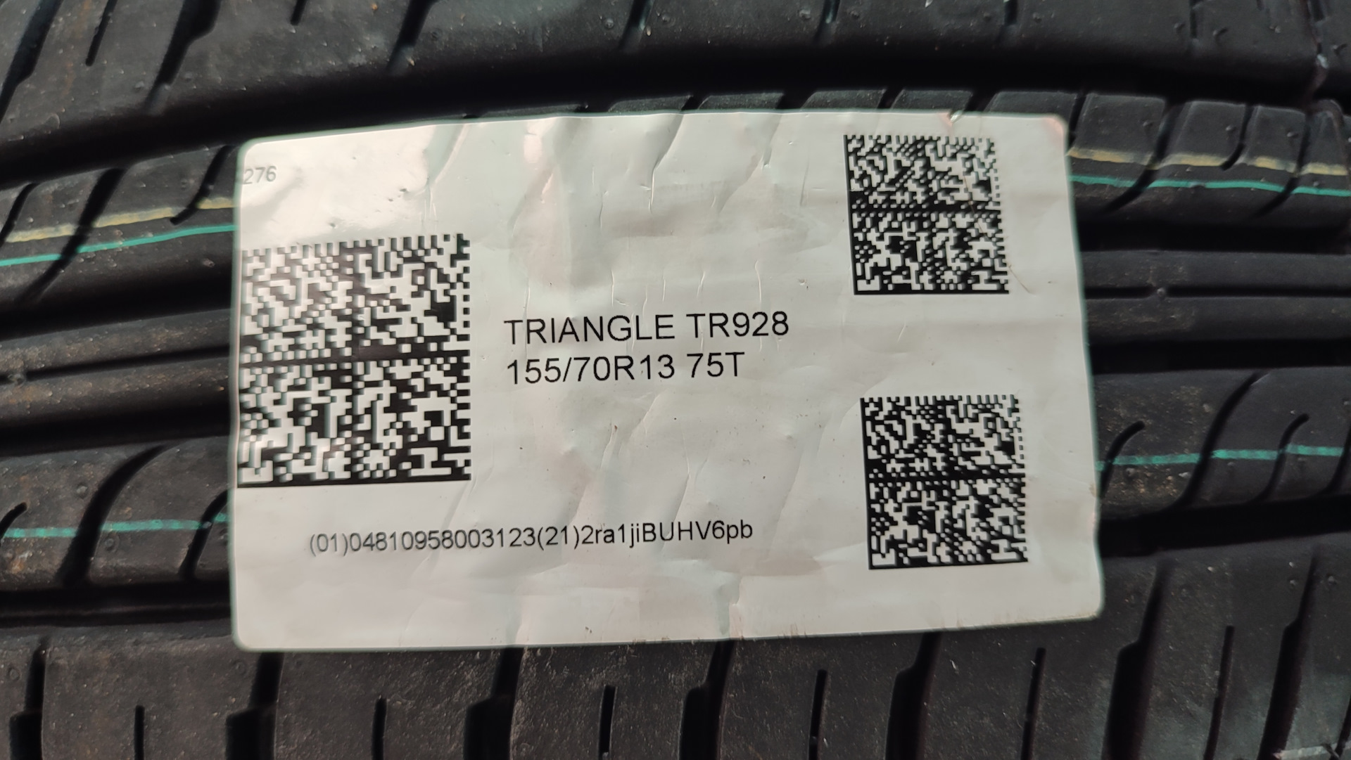 Летние шины Triangle TR928 CNTT GLS — Daewoo Matiz (M100/M150), 0,8 л ...