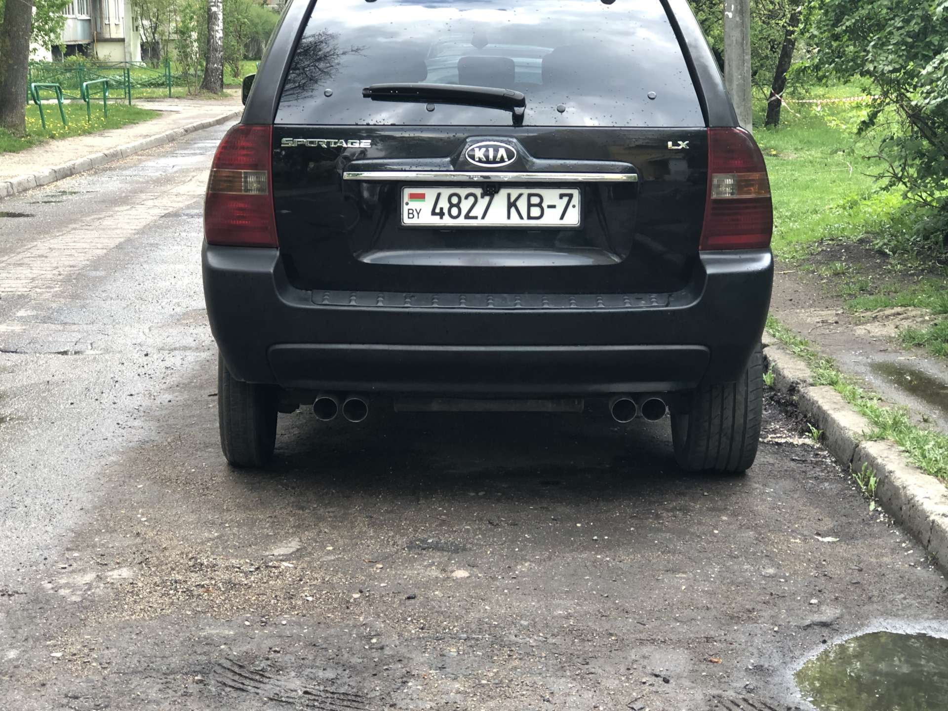 Колесо от велика). — KIA Sportage (2G), 2 л, 2006 года | поломка | DRIVE2