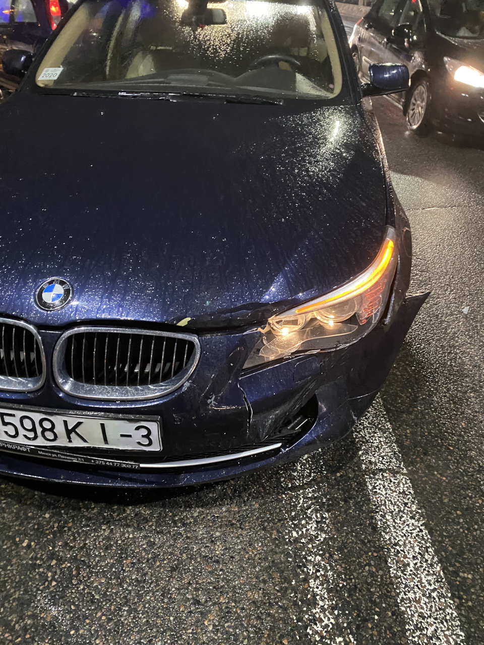 Без подарков не обошлось Ч.1 — BMW 5 series (E60), 2,5 л, 2009 года | ДТП |  DRIVE2