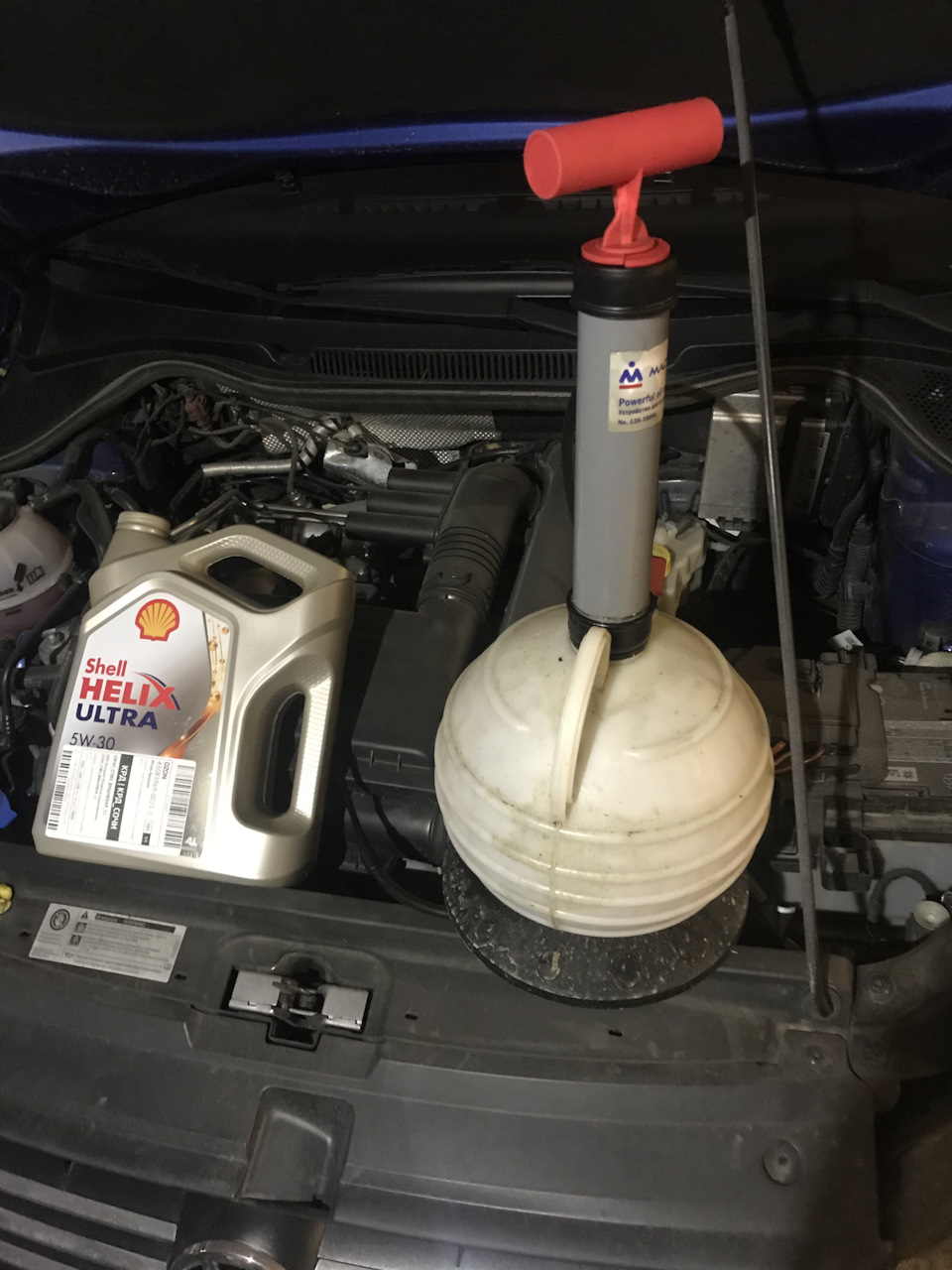 17# Промежуточная замена масла 22500 км — Volkswagen Polo Sedan, 1,4 л ...