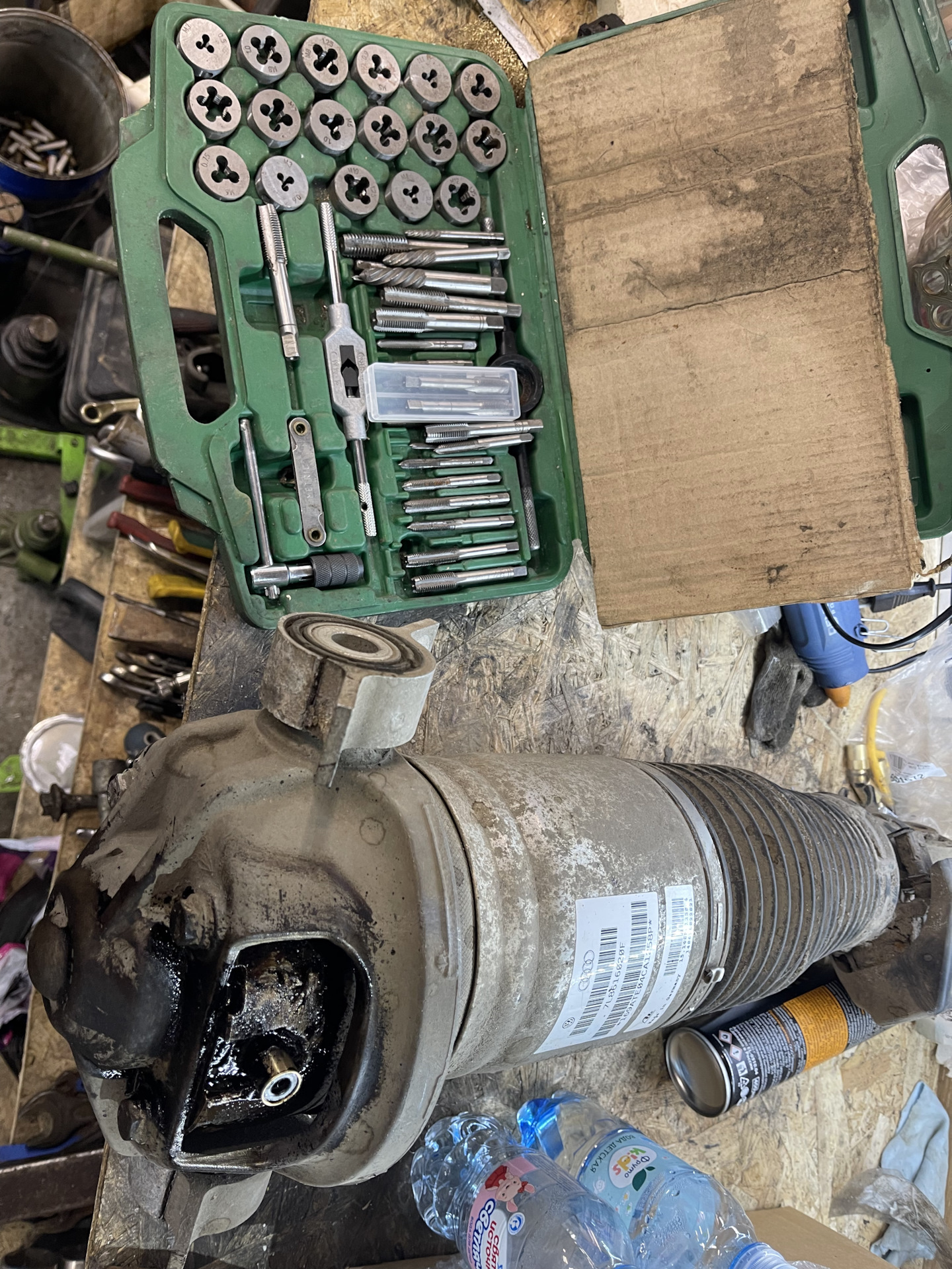 Пневма продолжение — Audi Q7 (1G), 3 л, 2014 года | своими руками | DRIVE2