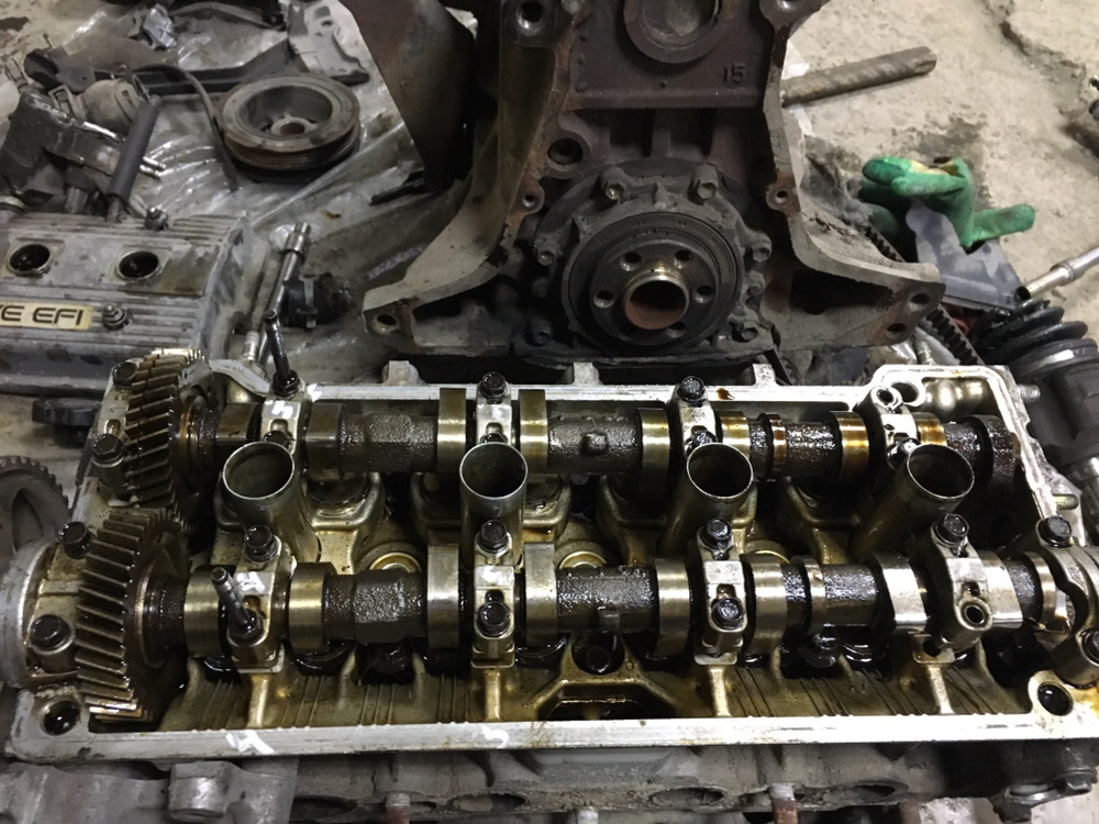 Неудачный лонжерон… вытягивание кузова и разбор двигателя — Toyota ...