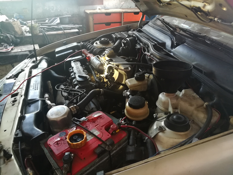 И последний момент, залили новый антифриз — Daewoo Nexia (2G)