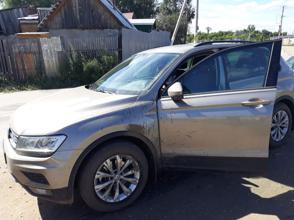 Поездка в родные края 2020 — Volkswagen Tiguan (2G), 1,4 л, 2019 года ...