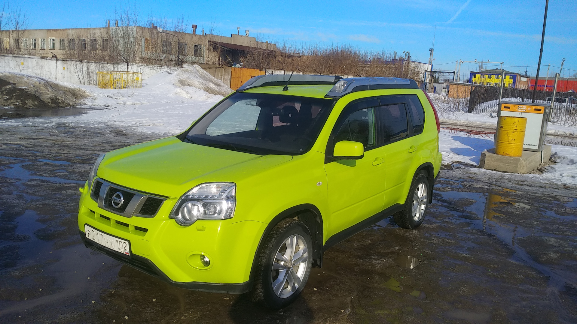 Nissan X-Trail II (t31) 2.0 бензиновый 2014 | Салатовый Халк на DRIVE2