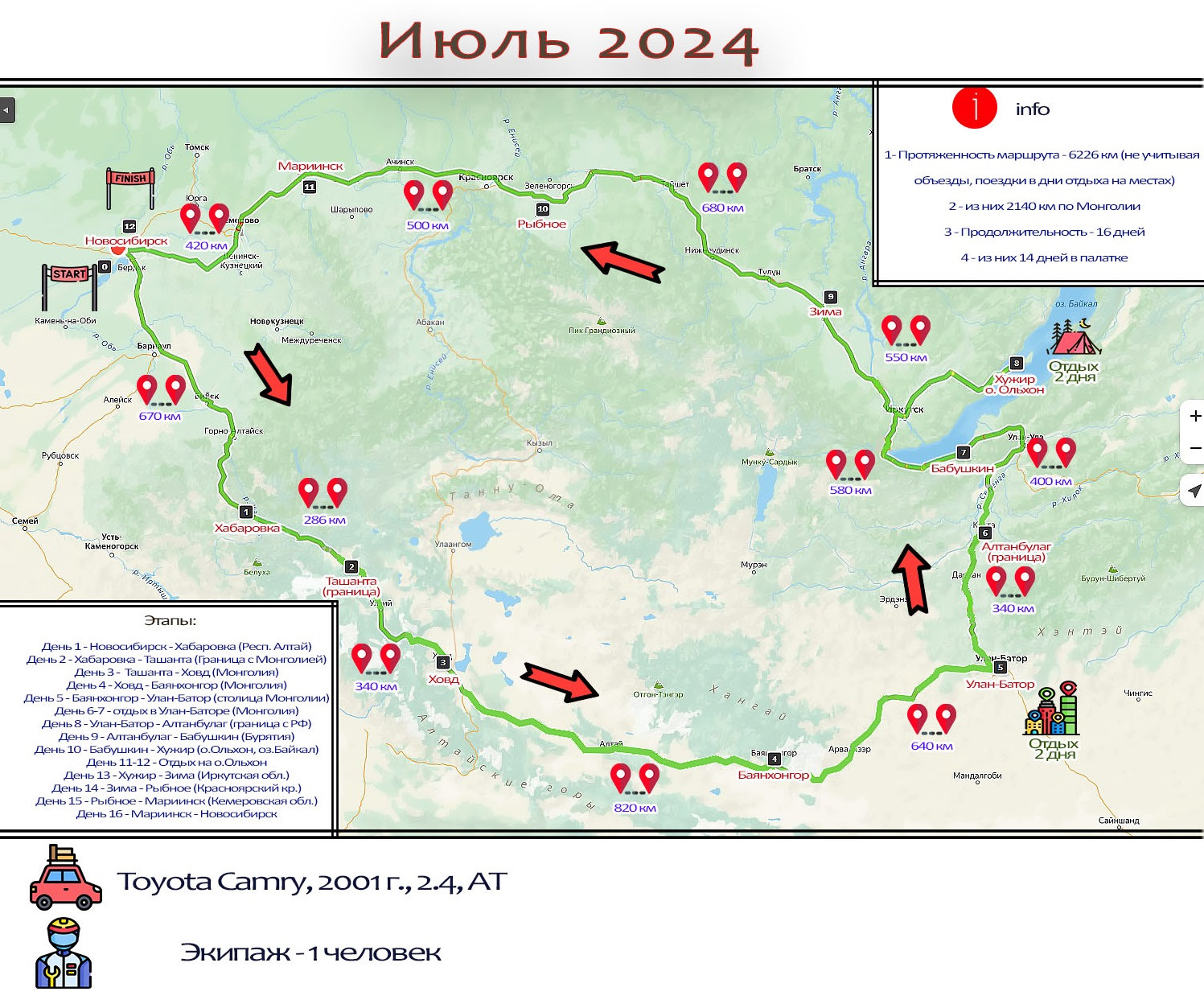 Отпуск в 2024 — DRIVE2