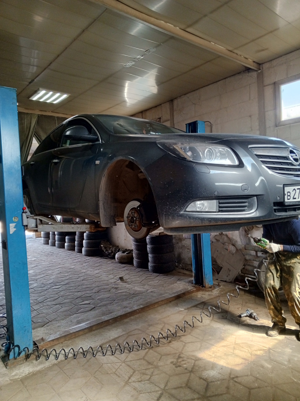 Замены рулевых наконечников, стоек стабилизатора — Opel Insignia (1G ...