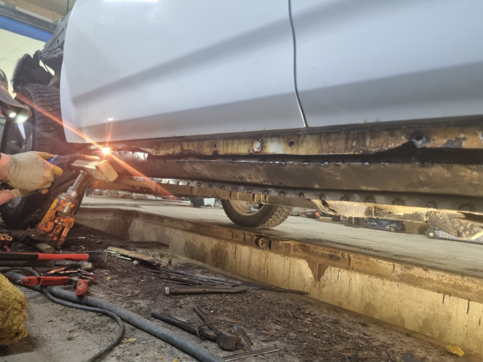 Вварка усилителей — Mitsubishi Outlander XL