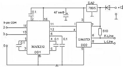 Схема k line lm339