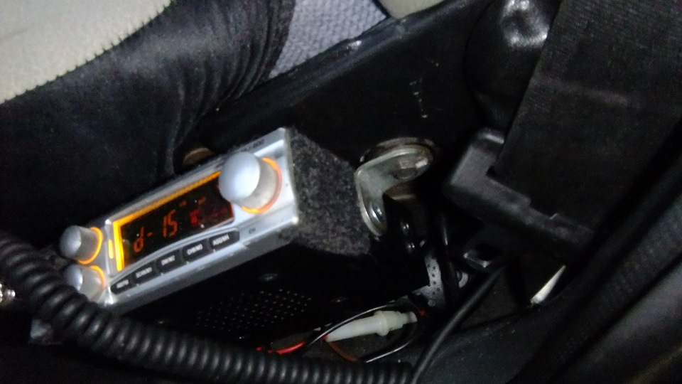 Установка рации MJ-600 турбо — Lada 21114, 1,6 л, 2007 года ...