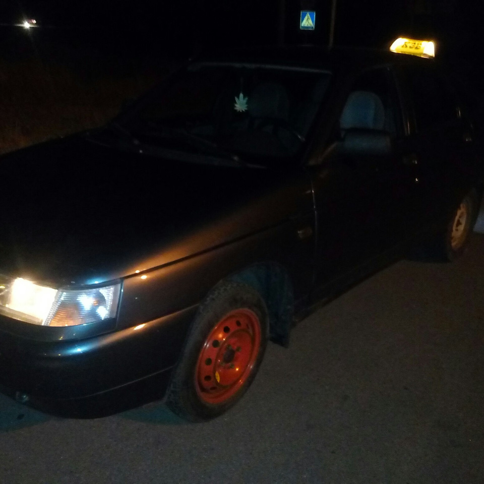 Пробил колёсико катаемся на докатке — Lada 21124, 2009 года | колёсные ...