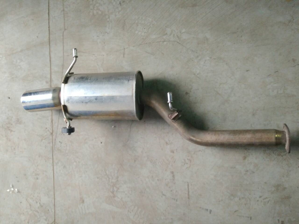 Глушитель Fujitsubo Legalis R — Subaru Forester (SG), 2 л, 2007 года ...