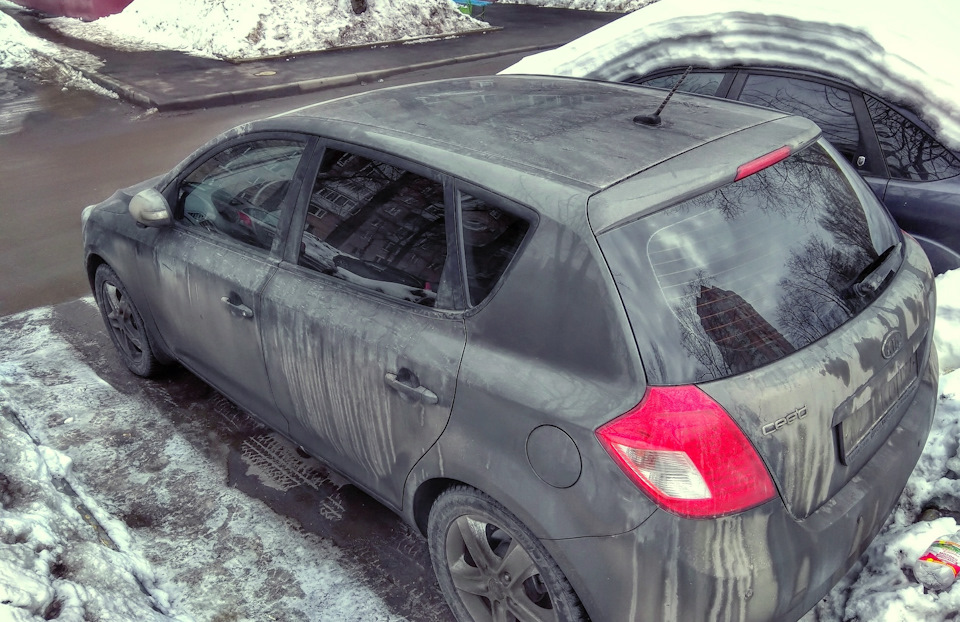 Тонировка. Первый колхоз — KIA Ceed (1G), 1,6 л, 2011 года | тюнинг ...