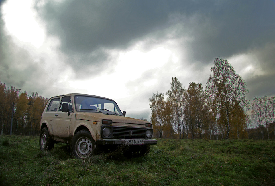 Резина К — 155 на Ниву нарезка протектора — Lada 4x4 3D, 1,7 л, 1995 ...