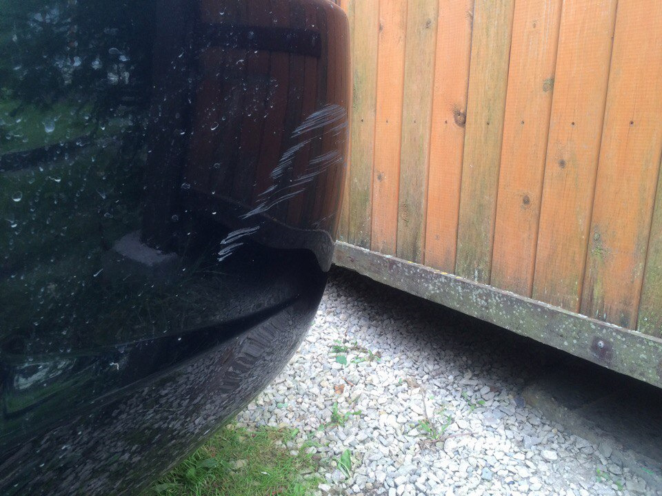 Выпрямление бампера — Hyundai Tucson (JM), 2 л., 2008 года | своими ...