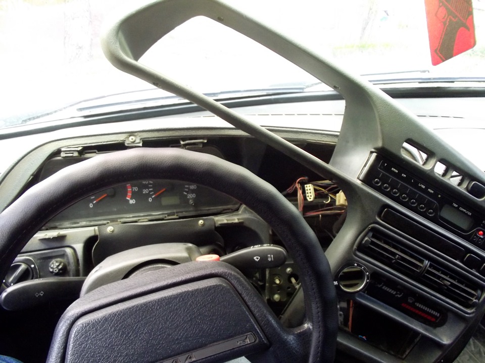 №4 Замена лампочек в приборной панели — Lada 2109, 1,6 л, 2003 года ...