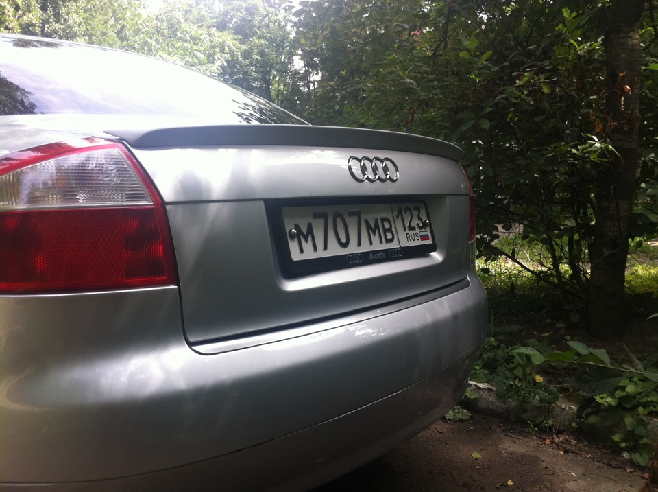 18. Спойлер багажника S Line — Audi A4 (B6), 2 л, 2001 года | стайлинг ...