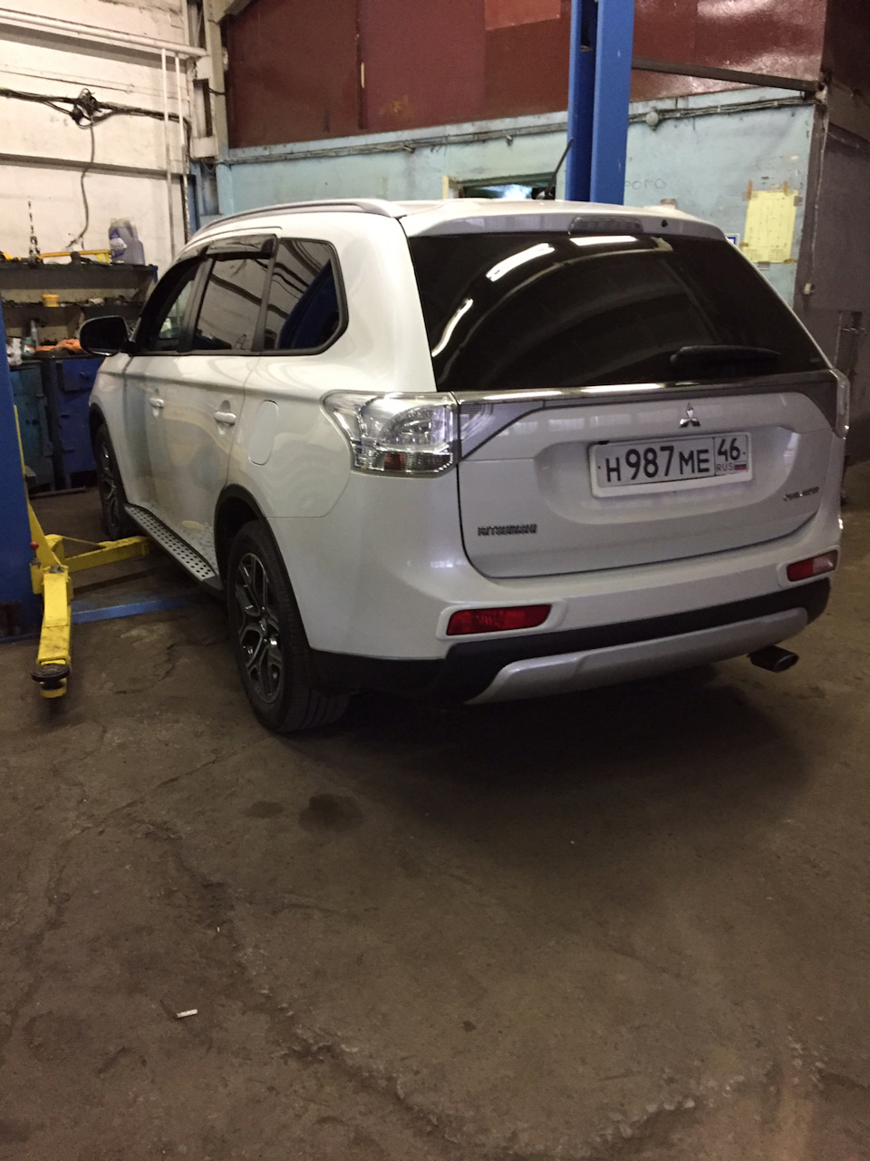 Хруст, скрип в задней части подвески 2 — Mitsubishi Outlander (3G), 2,4 ...