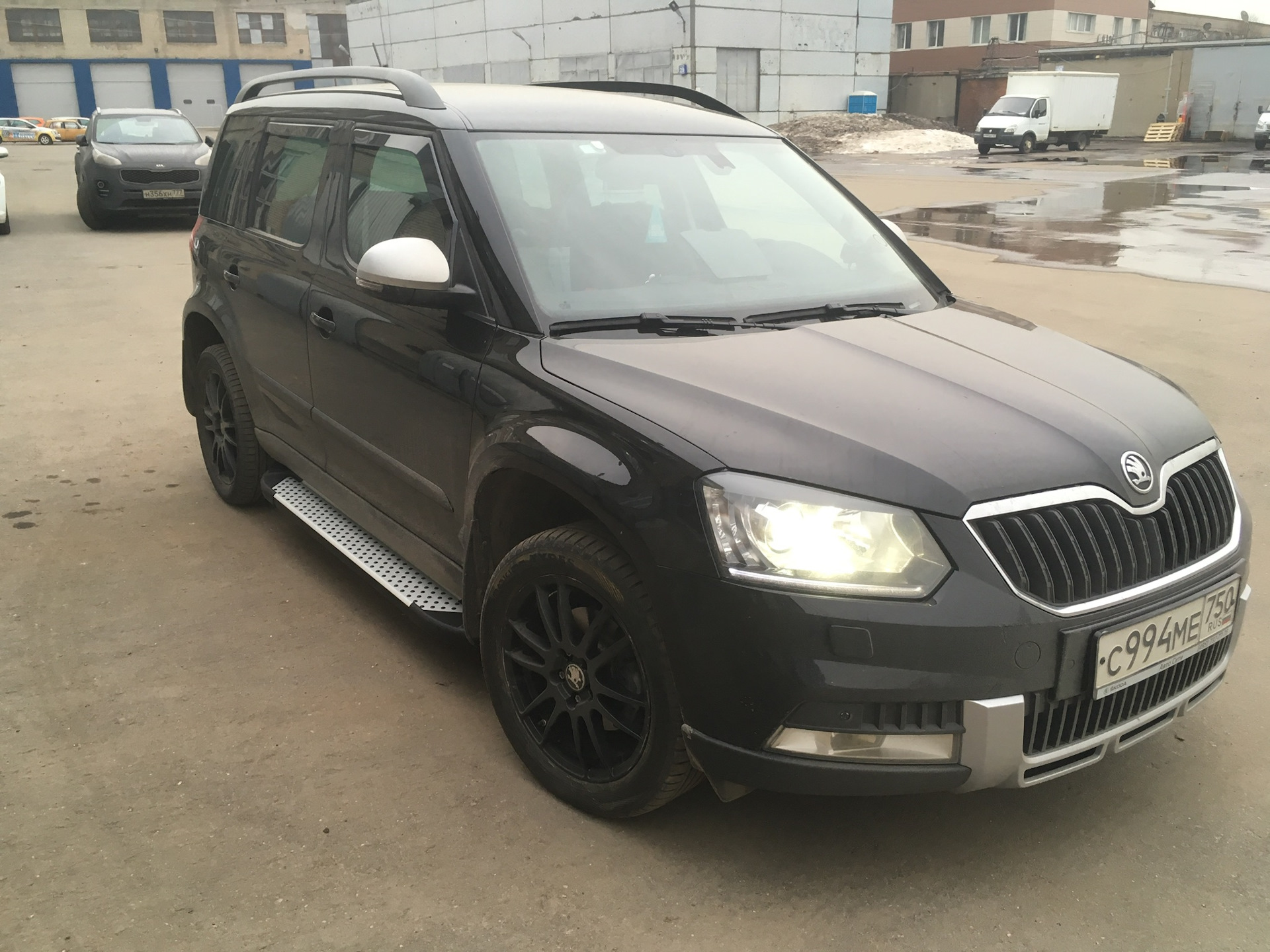 Skoda Yeti матовая пленка