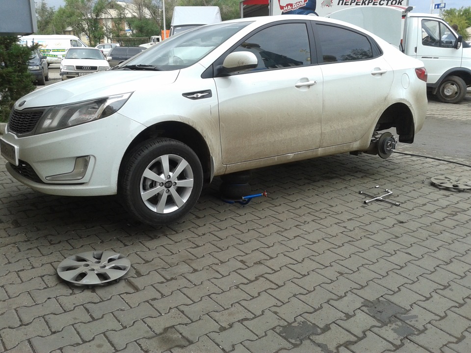 диски для Кирюхи — KIA Rio (3G), 1,6 л, 2013 года | колёсные диски | DRIVE2