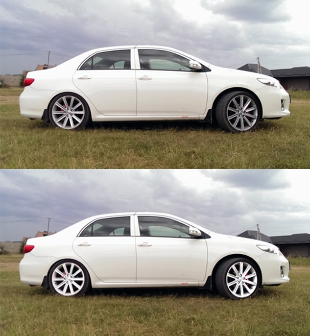 Может перекрасить диски в белый?) — Toyota Corolla (140/150), 1,6 л ...