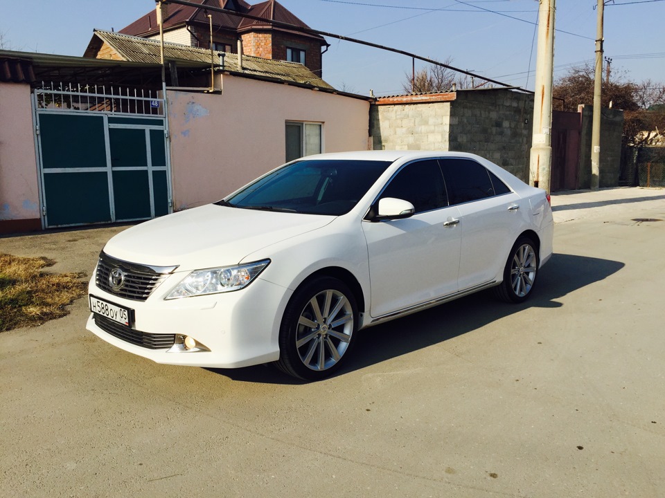 Камри белая фото Фото Белого Коробля - Toyota Camry (XV50), 2,5 л, 2014 года другое DRIVE2