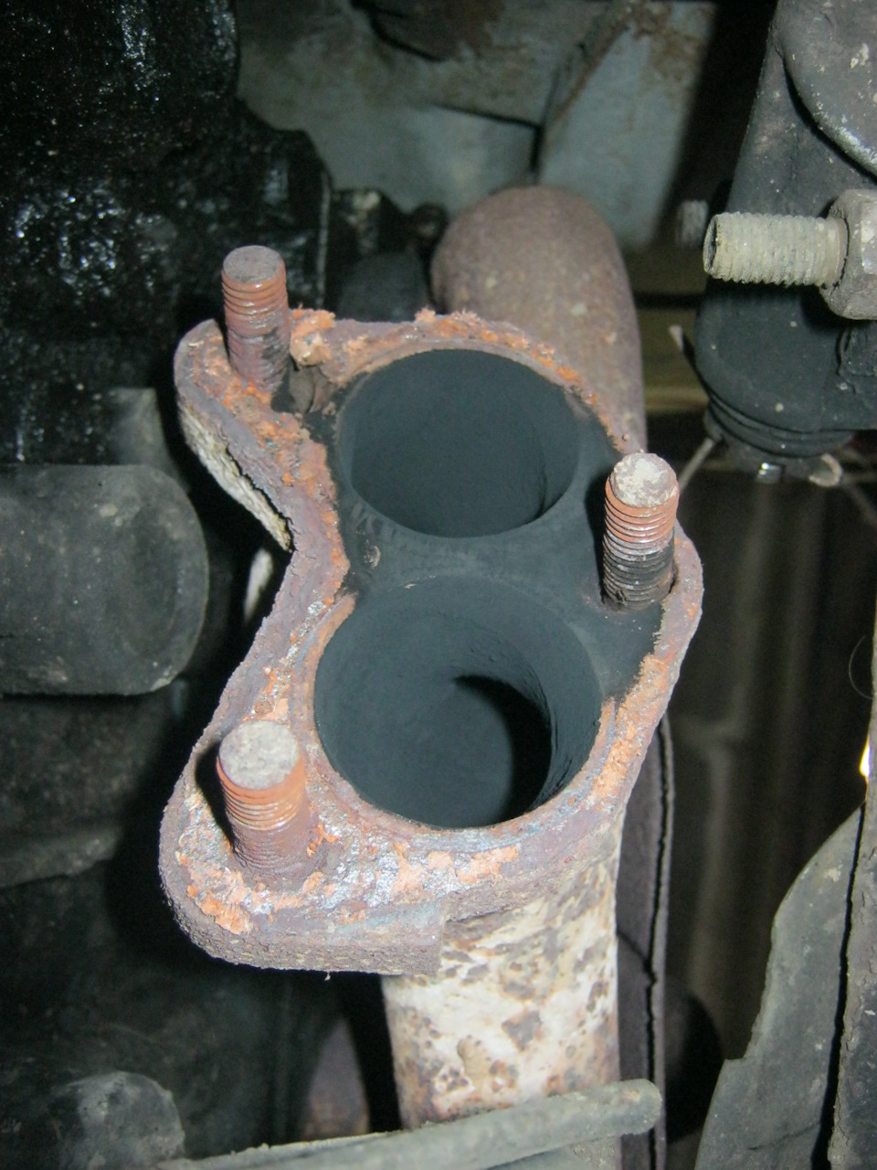 Прогорела прокладка на штанах — ИЖ Москвич 412, 1,5 л, 1973 года ...