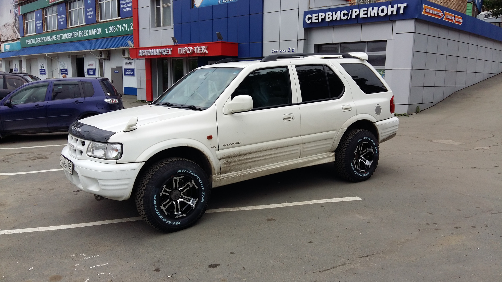 Isuzu Wizard 3.2 бензиновый 1999 | Белый маг 3.2 на DRIVE2