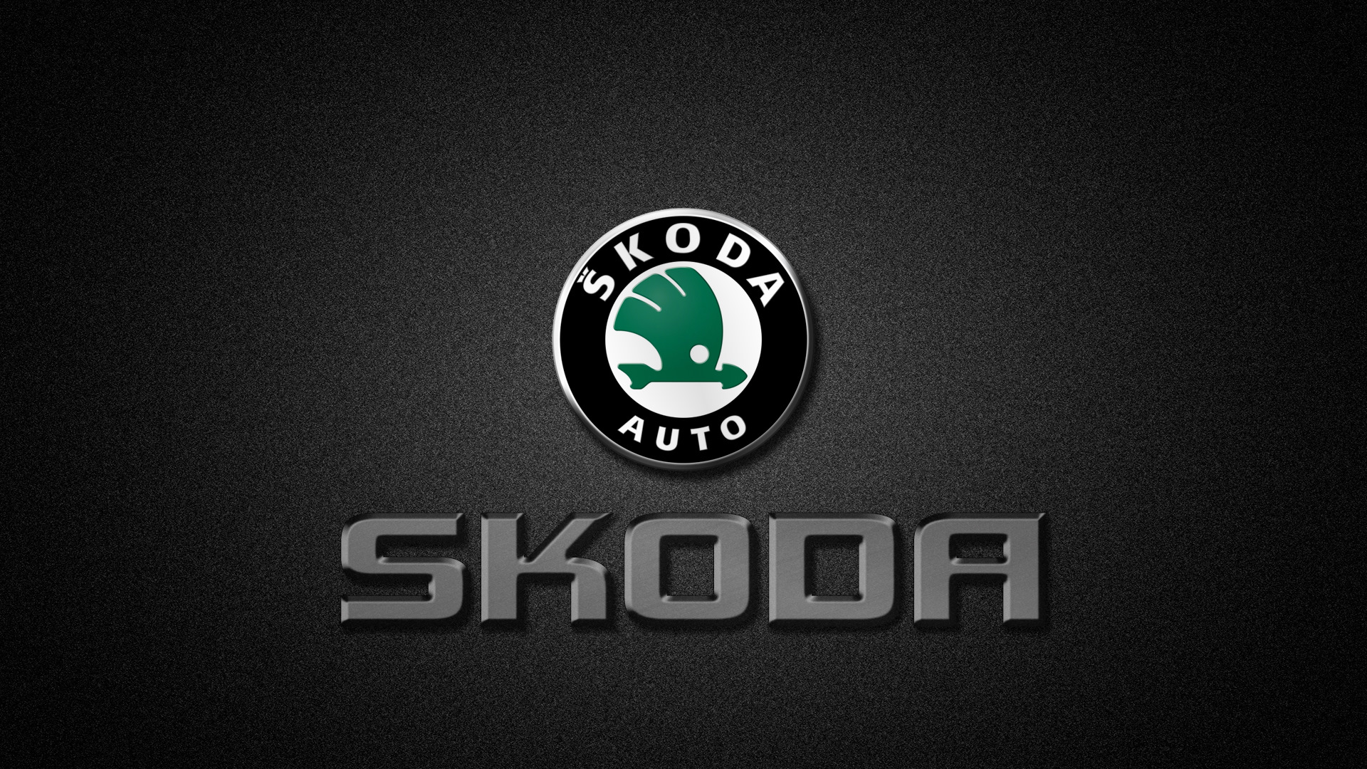 Skoda logo 4k