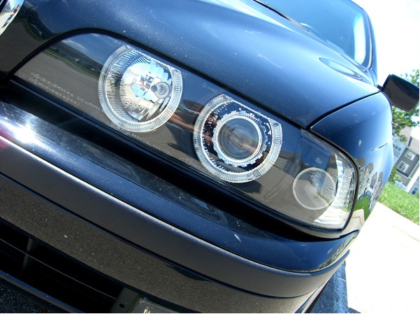 передние фары с линзой bmw e39 желтый поворотник передние фары с линзой bmw e39 желтый поворотник