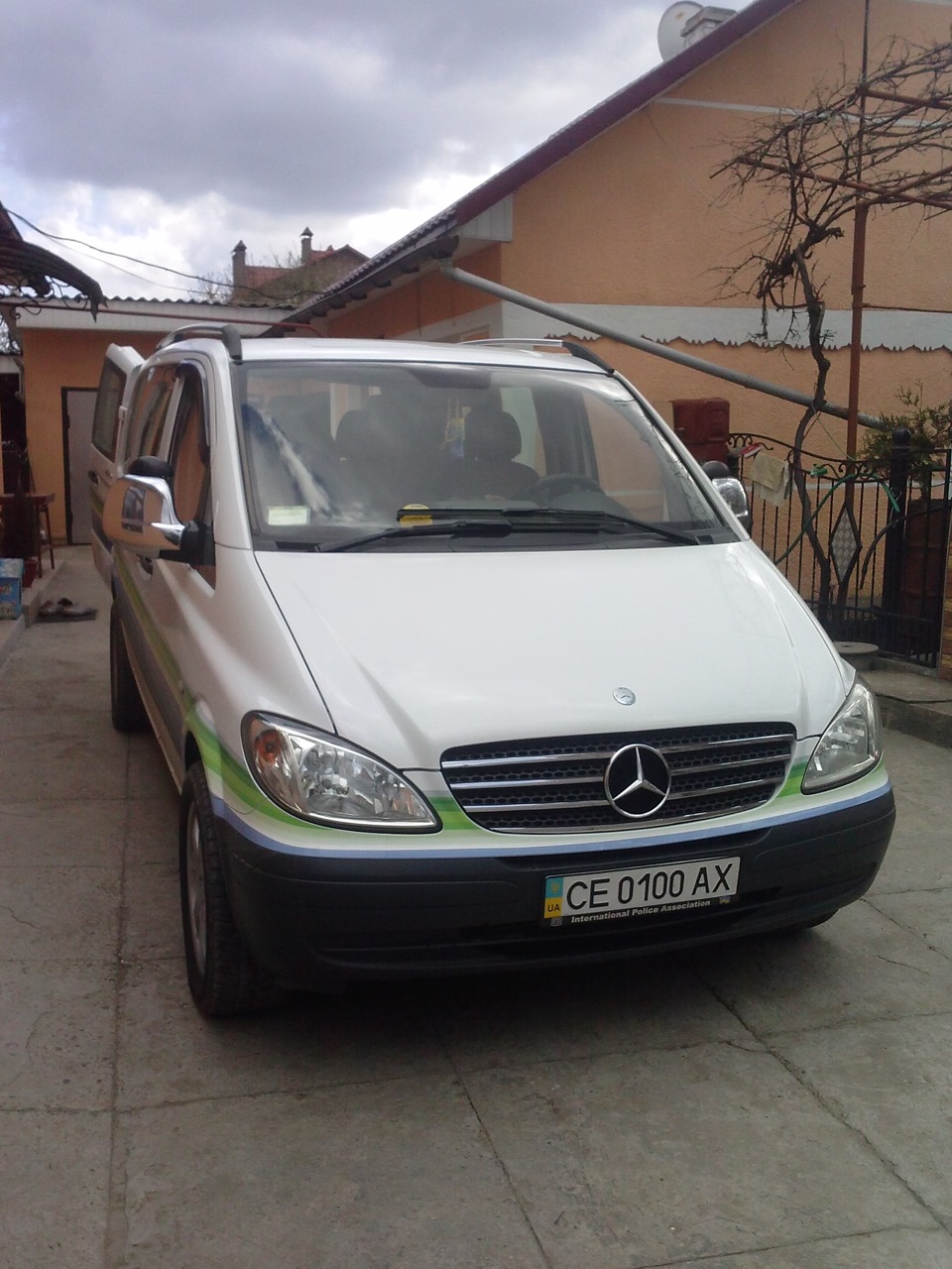 Дуги на крышу+решётка — Mercedes-Benz Vito (2G), 2,2 л, 2008 года ...