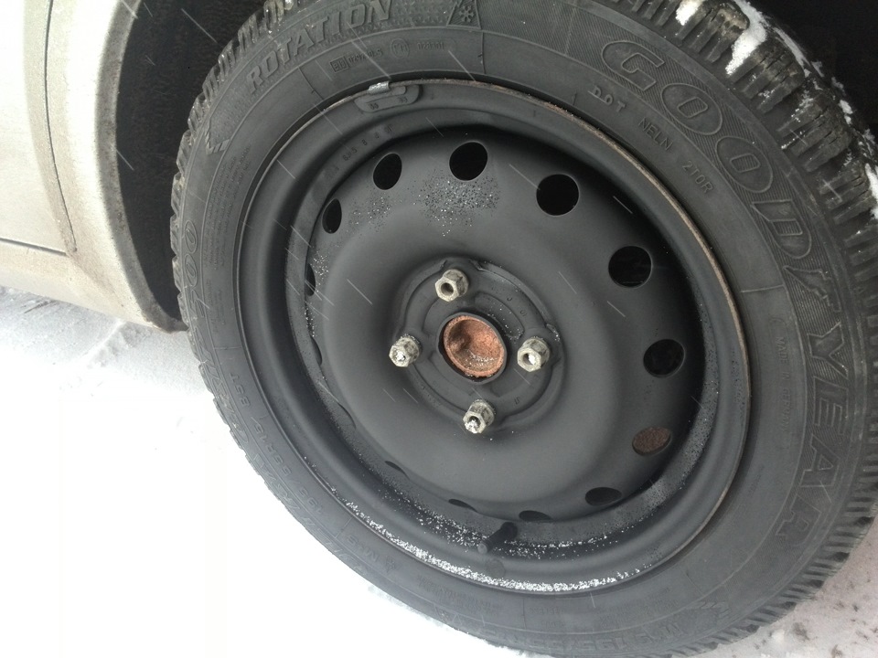 Вот такие стали диски — Chevrolet Lacetti 5D