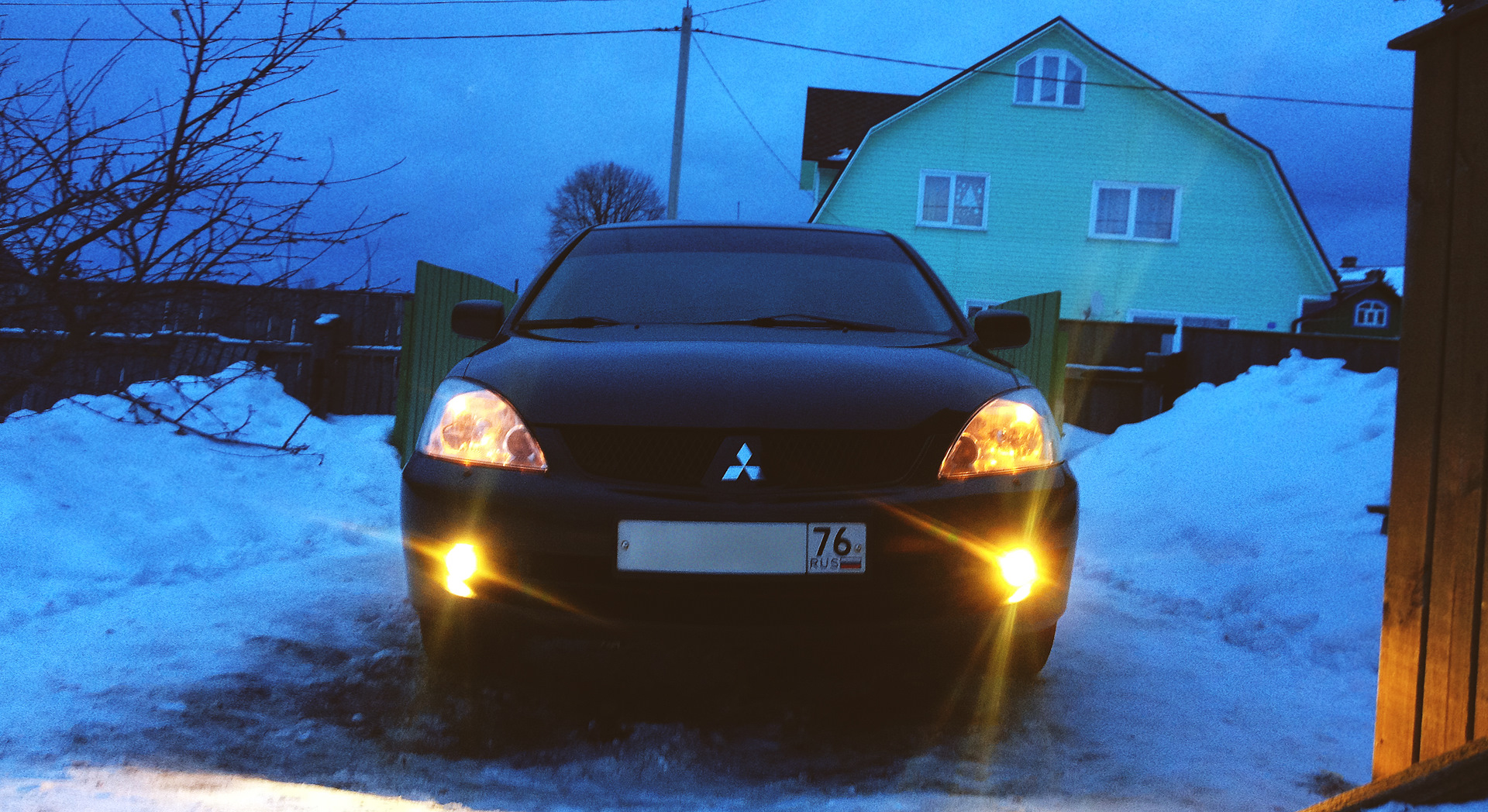 ПТФ DLAA — Mitsubishi Lancer IX, 1,6 л, 2006 года | стайлинг | DRIVE2