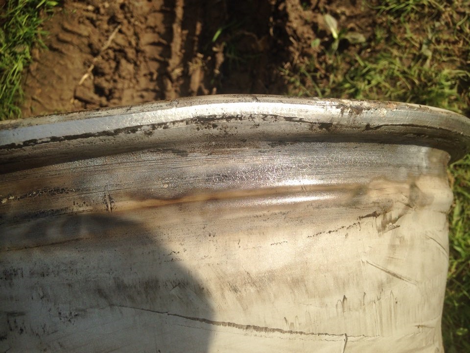 Помял диск — Alfa Romeo 156, 2 л, 2001 года | колёсные диски | DRIVE2