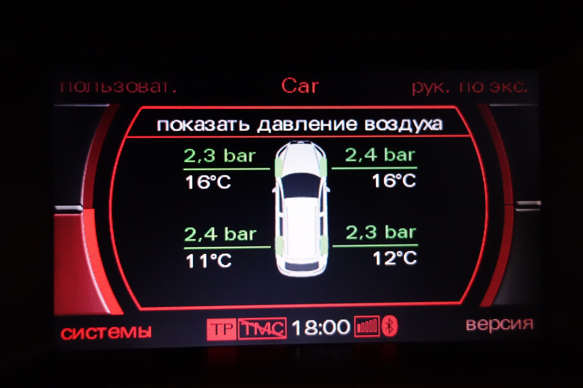 Tpms что это такое в машине ауди q7